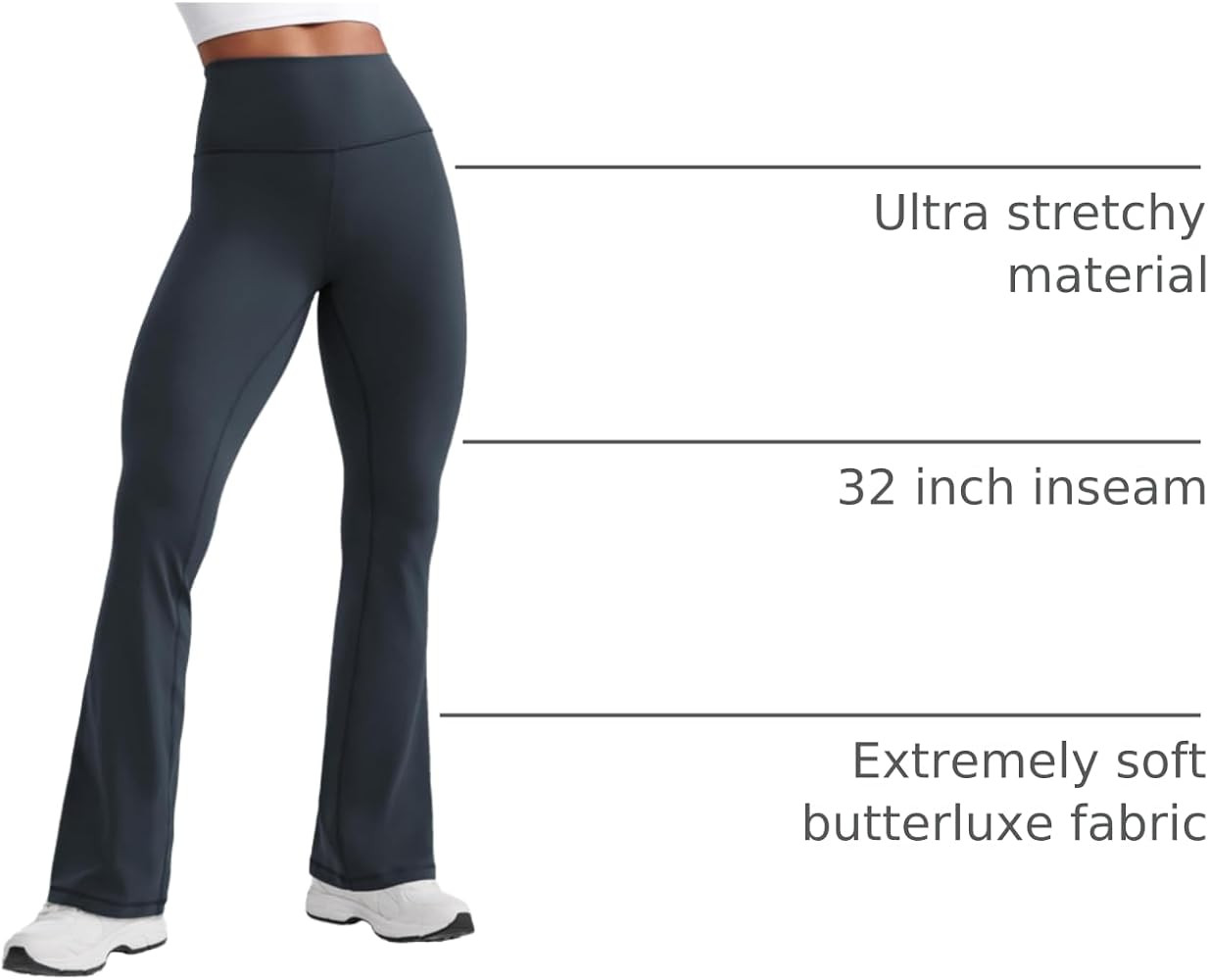 CRZ YOGA Butterluxe Flare Leggings 29"/30.5"/32"/33.5" - High Waist Bootcut Wide Leg Lounge Women... | Amazon (US)
