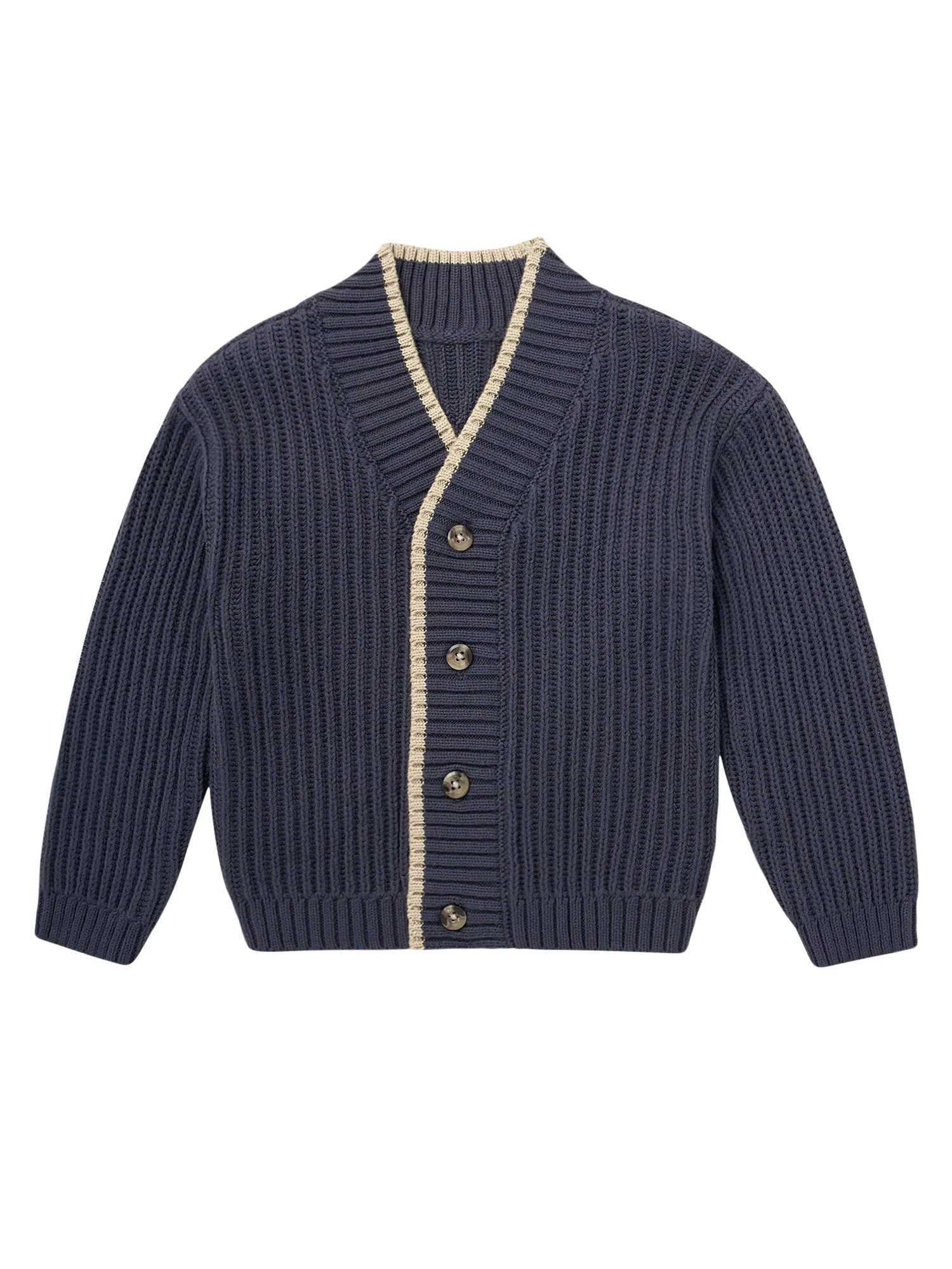 Modern Moments by Gerber Toddler Boy Sweater Knit Shawl Cardigan, Sizes 12 Months - 5T | Walmart (US)