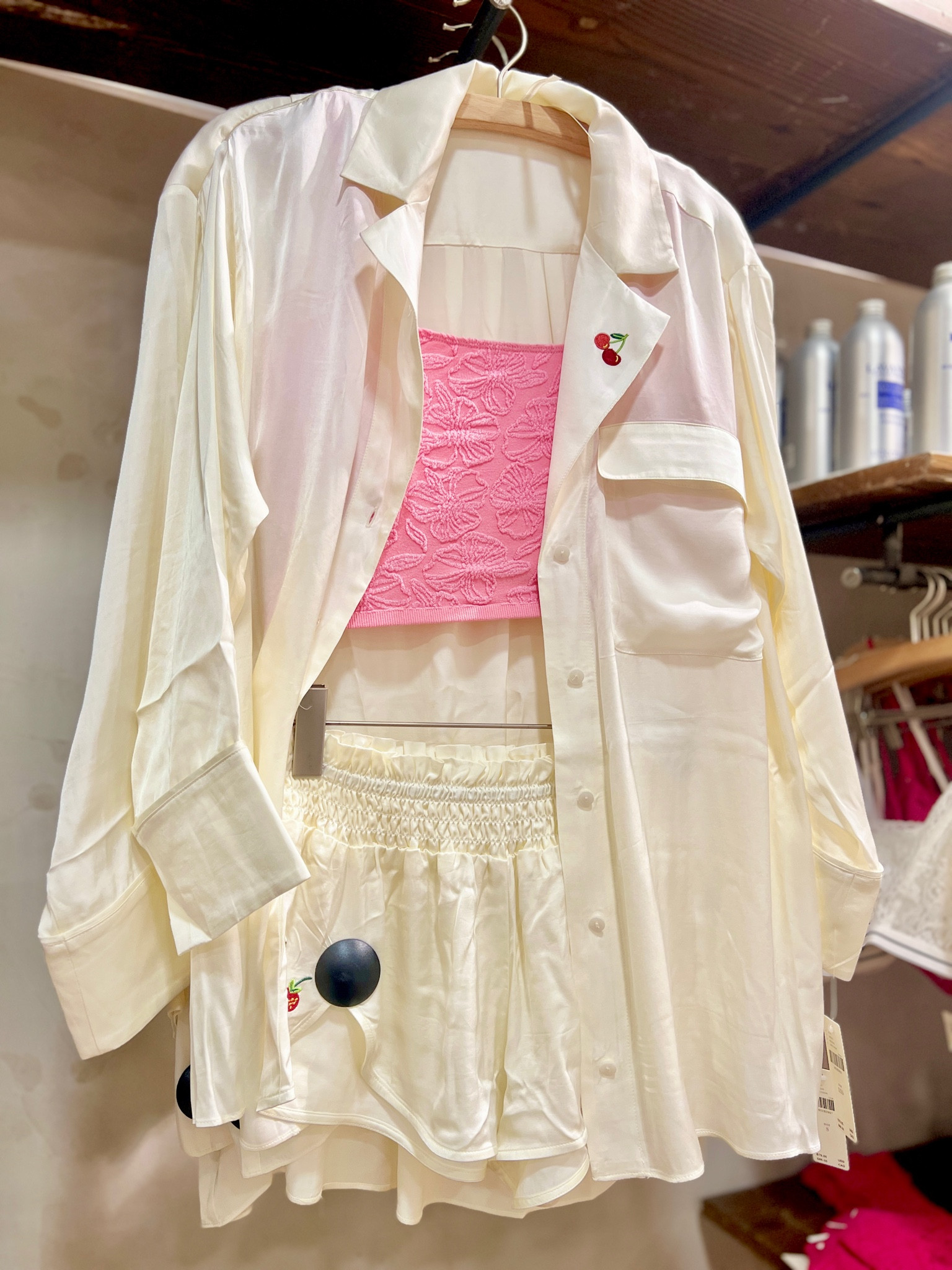 By Anthropologie Silky Oversized Sleep Shirt and tank top from Anthropologie 

#LTKFindsUnder100 #LTKStyleTip #LTKMidsize