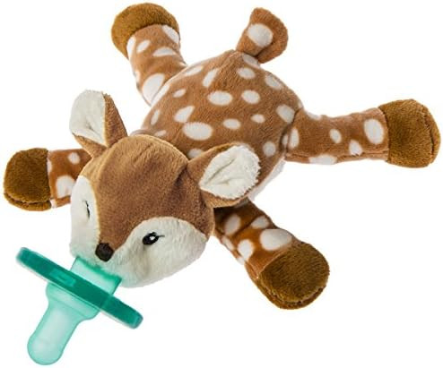 Mary Meyer WubbaNub Soft Toy and Infant Pacifier, Amber Fawn | Amazon (US)