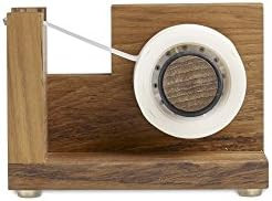 Design Ideas Takara Tape Dispenser, Teak Wood Tape Holder for Desk or Home, Brown | Amazon (US)