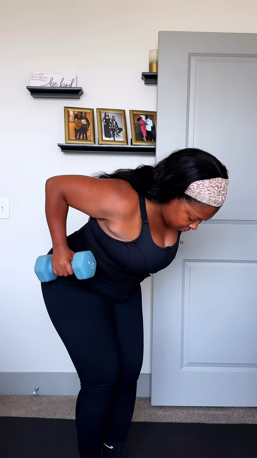 Home Workout! All you need is dumbbells and motivation! 🤍

#LTKFitness #LTKFindsUnder50 #LTKActive