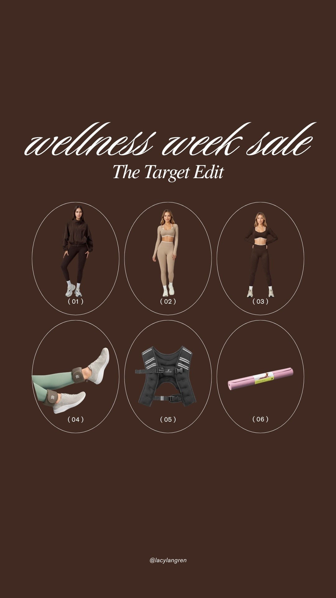 Target’s Wellness Week finds 🤎
activewear | workout equipment 


#LTKfitnessgoals #LTKSaleAlert #LTKActive