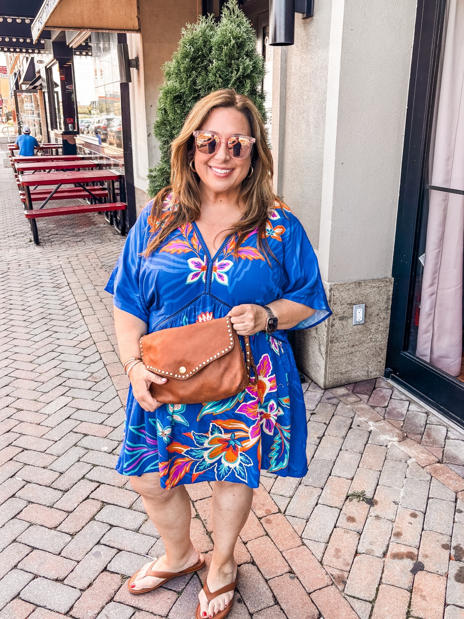 Aria Crossbody from Bolsa Nova.  Dress from City Chic and shoes from Fit Flop  

#LTKSeasonal #LTKOver40 #LTKPlusSize