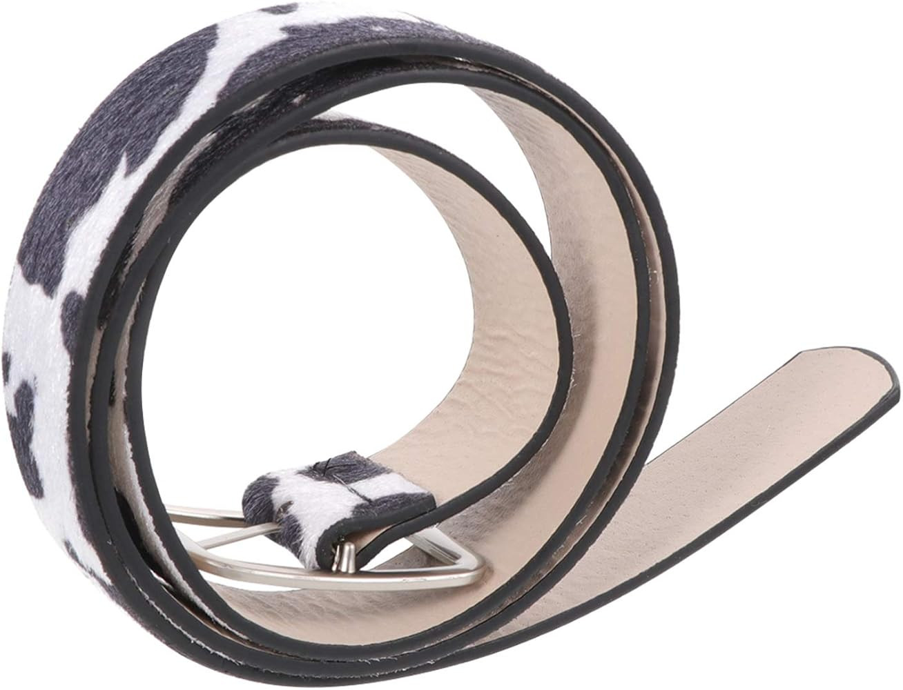 Women cow dot dress belt PU Leather Belt Cow Print Waist Belts Body Jewelry Accessories Gifts for... | Amazon (US)