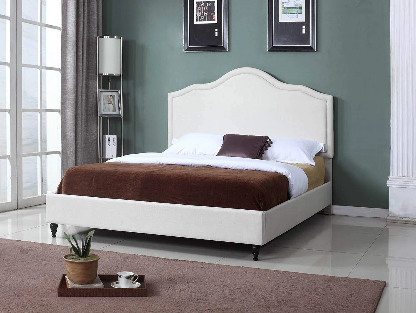 Geeske Upholstered Wingback Bed | Wayfair North America
