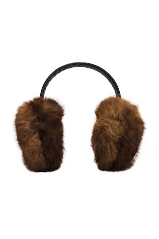 Apparis Esme Faux Mink Earmuffs in Mink from Revolve.com | Revolve Clothing (Global)