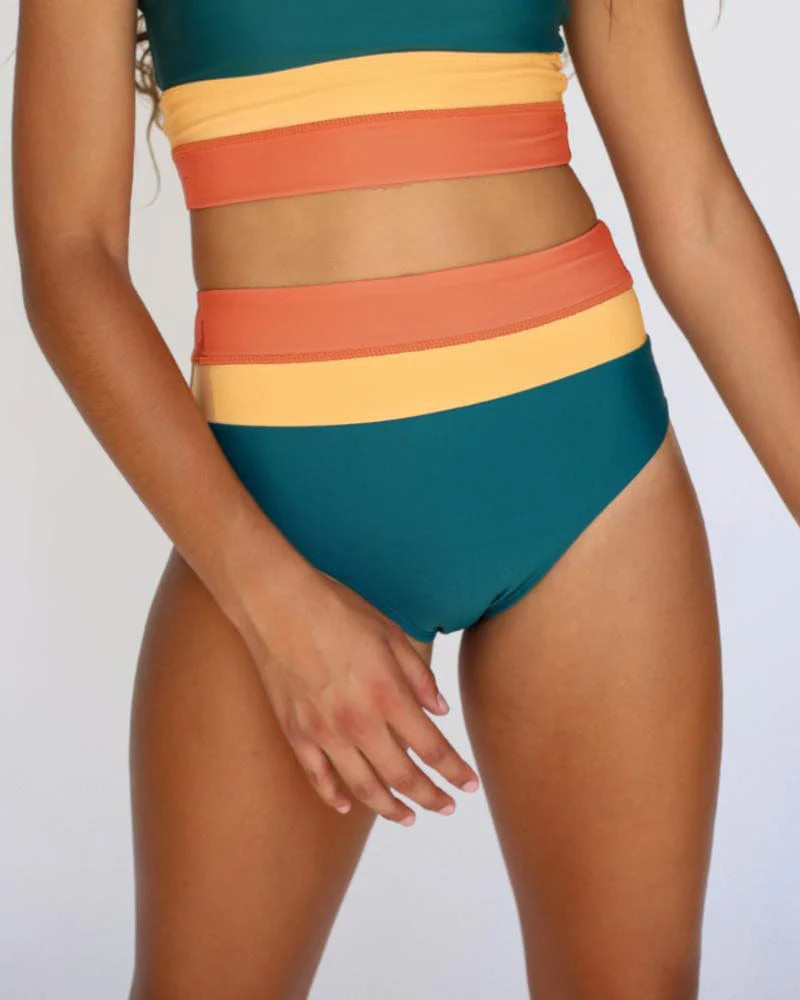 Atlantic Colorblock Bottom | Nani Swimwear