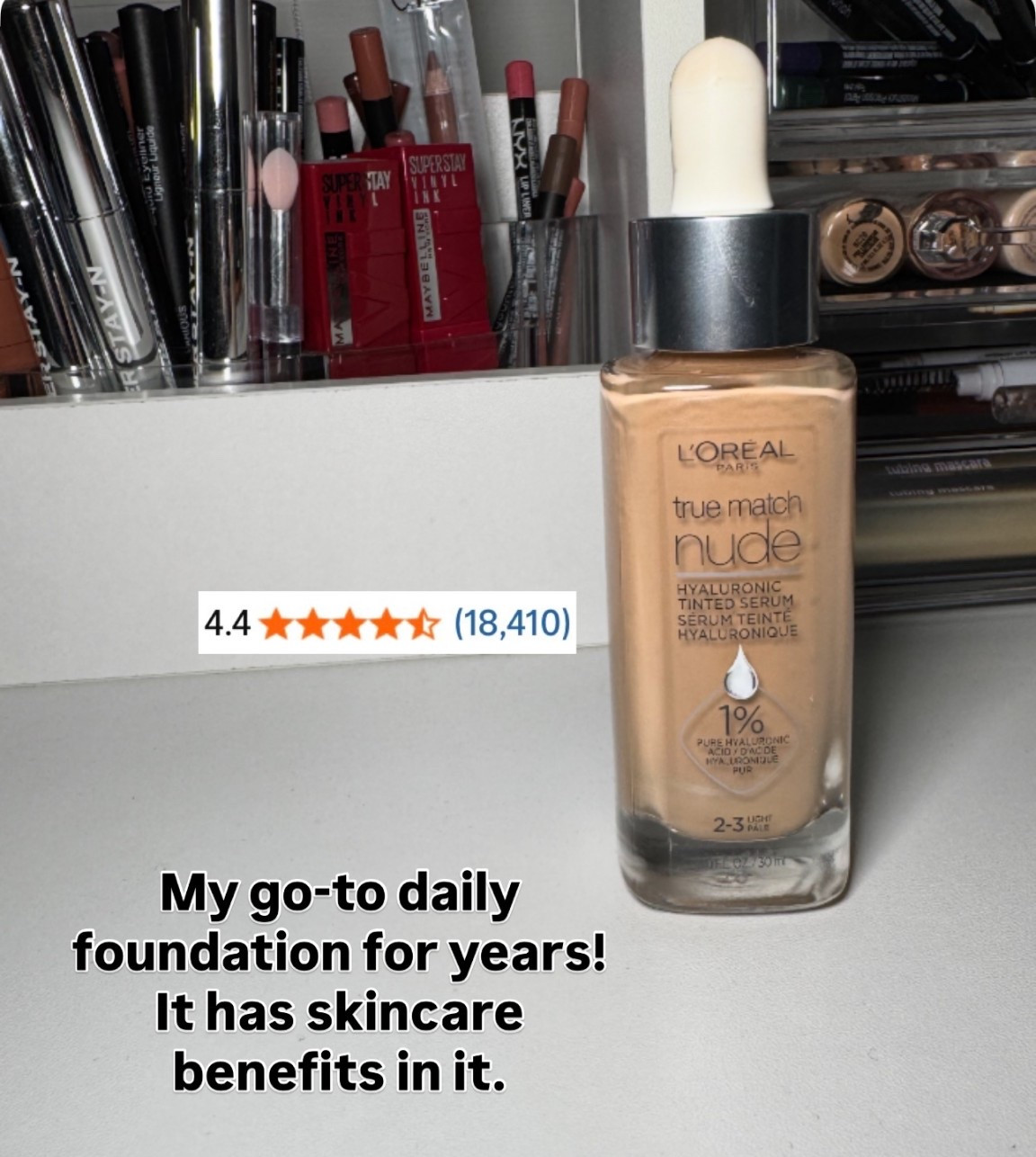 My everyday go-to foundation that has skincare benefits!

#LTKBeauty #LTKmorningroutine #LTKselfcare