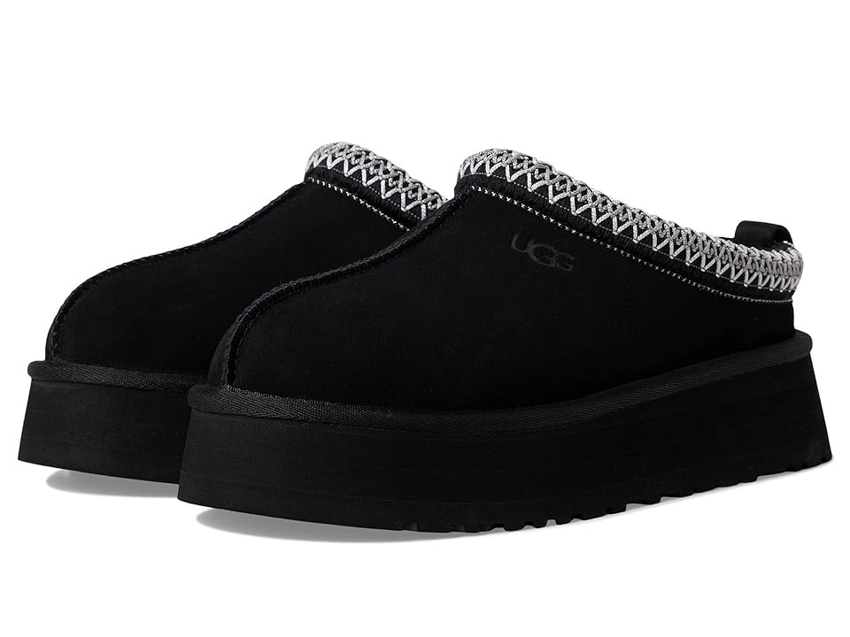 UGG Tazz II Women's Slippers Black : 9 B - Medium, Suede | Zappos