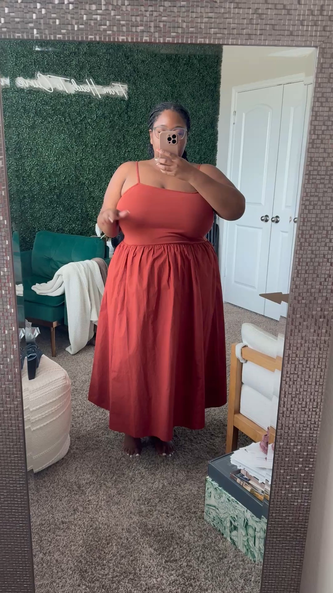 I’m wearing this spaghetti strap dress in a size 2X from Amazon. It has a ton of stretch, and it comes in three colors! It’s a perfect everyday dress. I’ll have the bras linked below as well.

Amazon fines. Plus size dresses. Plus, size fashion. Amazon fashion. Women’s fashion. Fall dresses.

#LTKSeasonal #LTKMidsize #LTKPlusSize