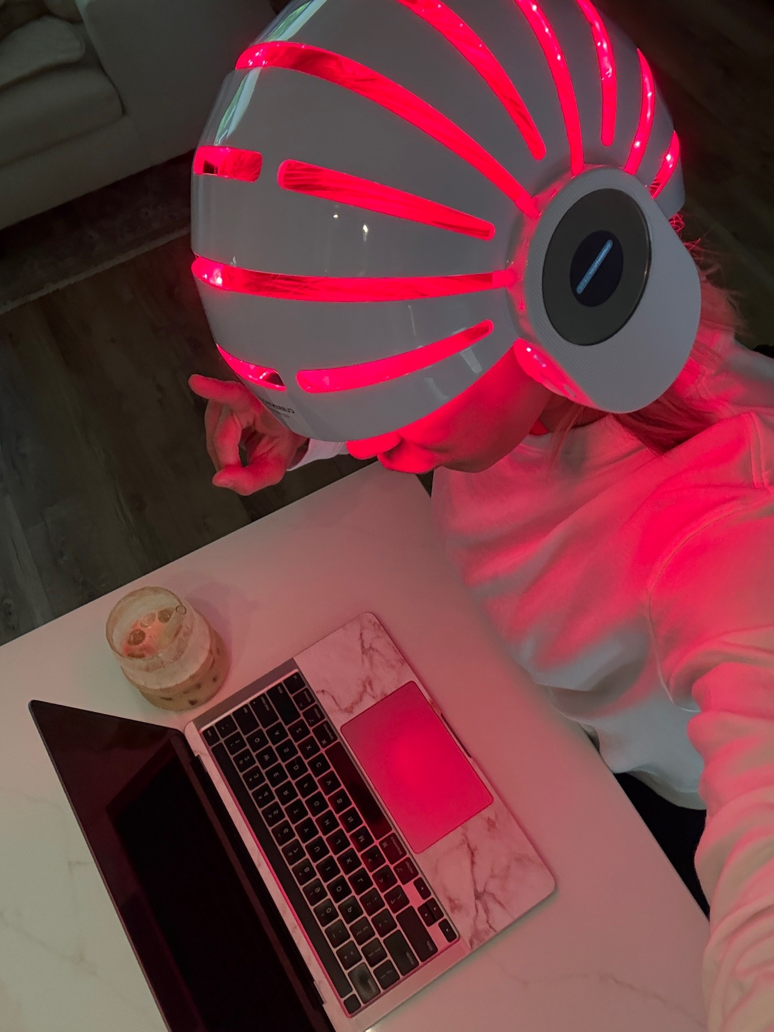 LED light therapy helmet 
Code: ABOVETHELAW

#LTKmorningroutine #LTKselfcare #LTKOver40