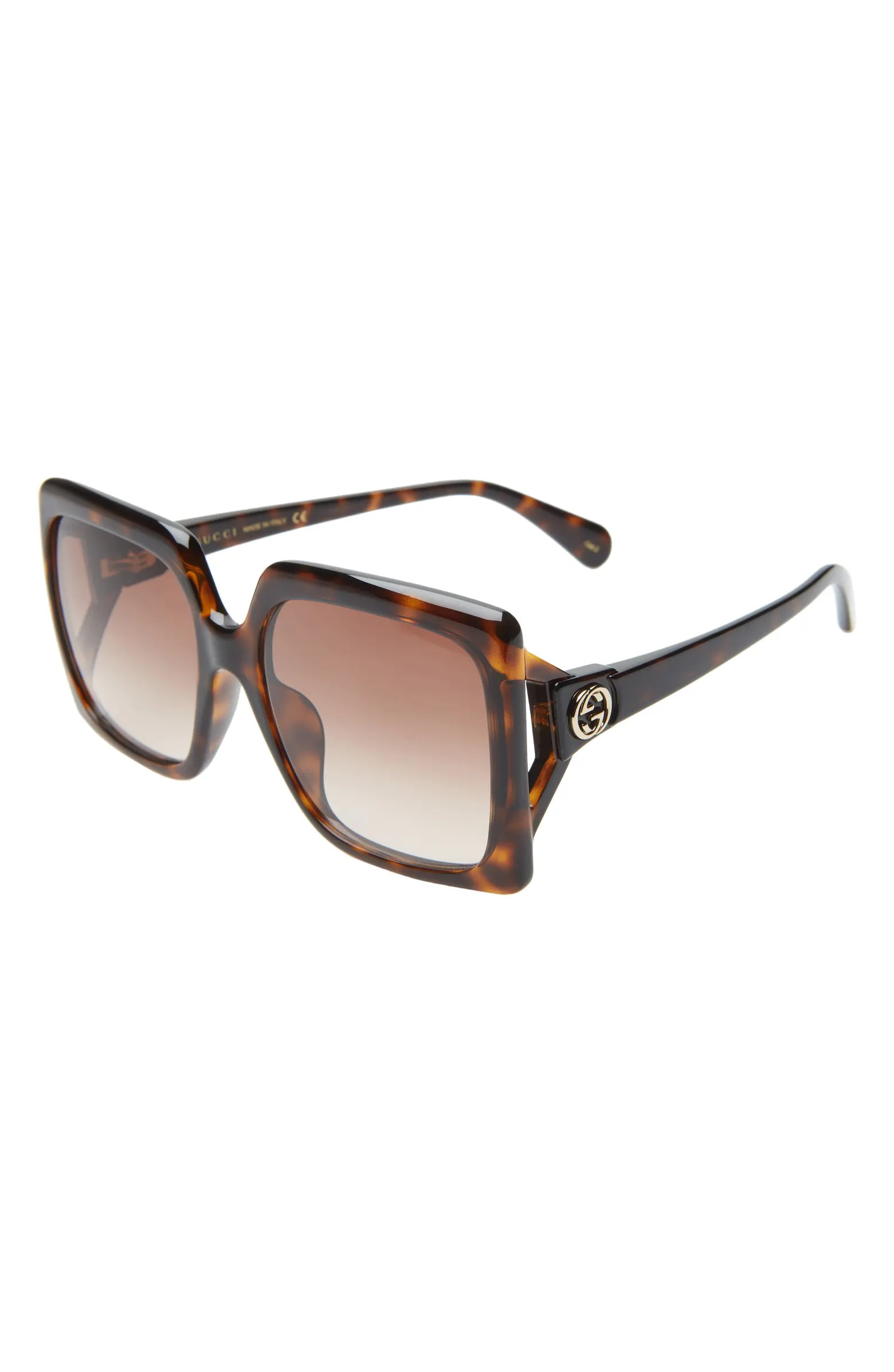 59mm Gradient Square Sunglasses | Nordstrom