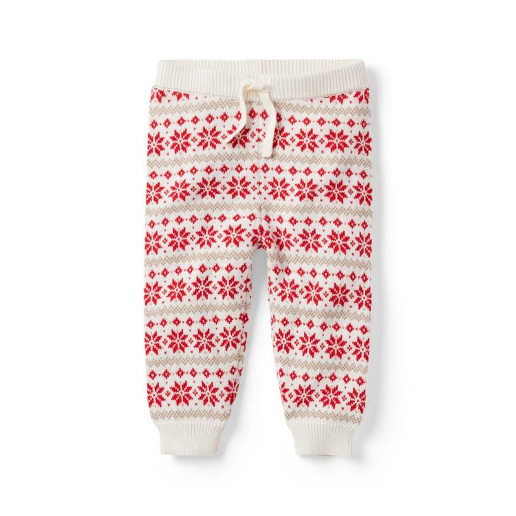 Baby Fair Isle Snowflake Sweater Jogger | Janie and Jack