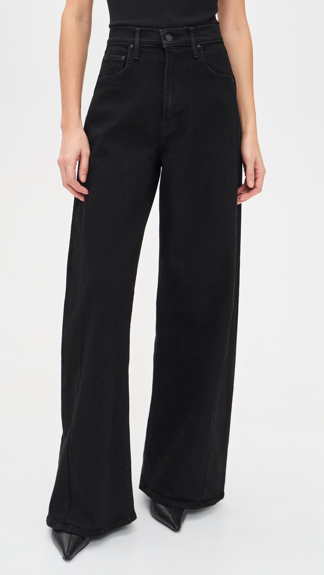 The Pipe Dream Button Sneak Jeans | Shopbop