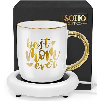 Galvanox SOHO Electric Ceramic 12oz Coffee Mug With Warmer - Best Mom - Makes  Great Gift | Target