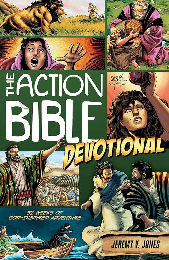 The Action Bible Devotional: 52 Weeks of God-Inspired Adventure (Action Bible Series) | Amazon (US)