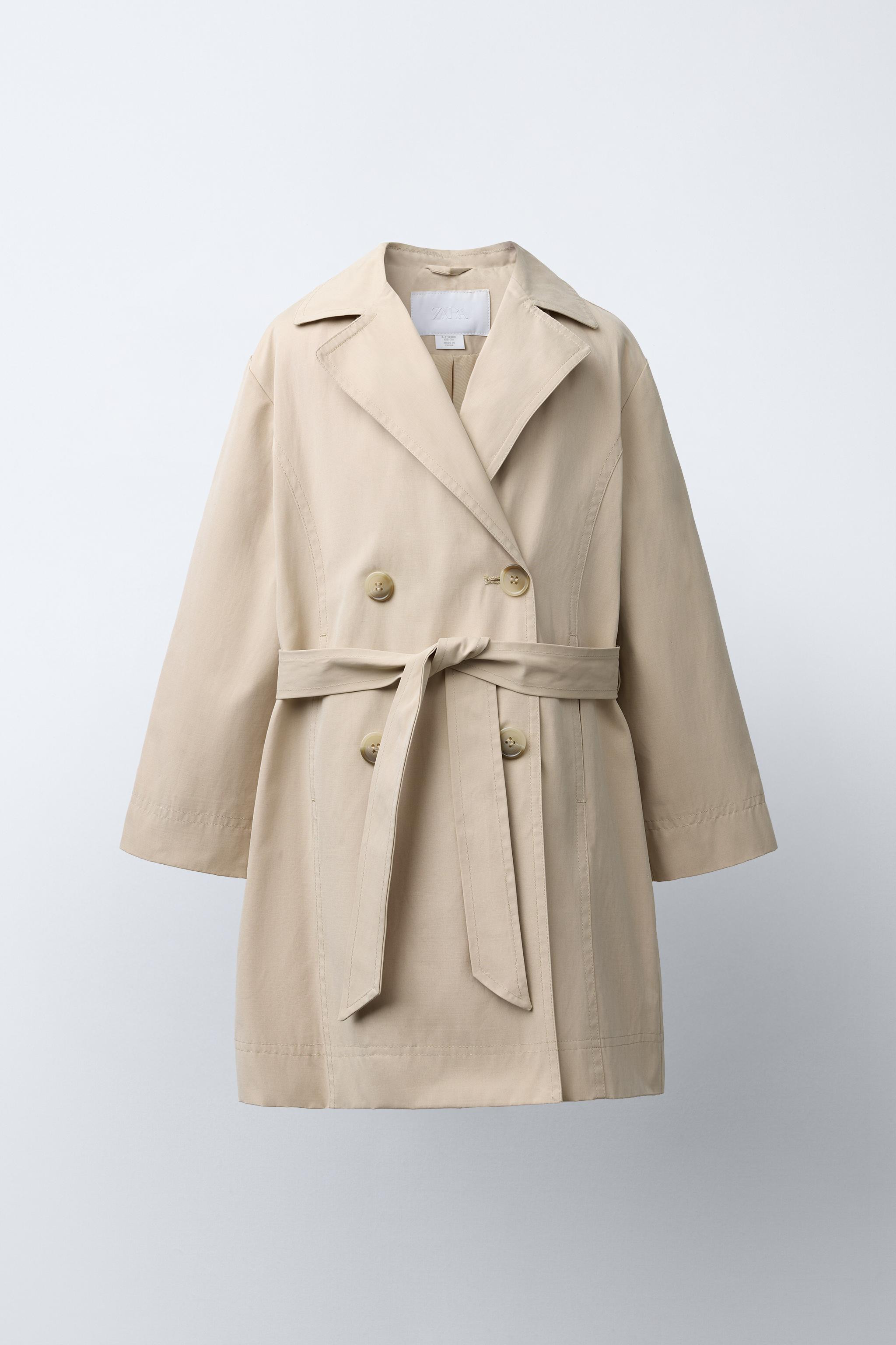 BASIC LONG TRENCH COAT | Zara US