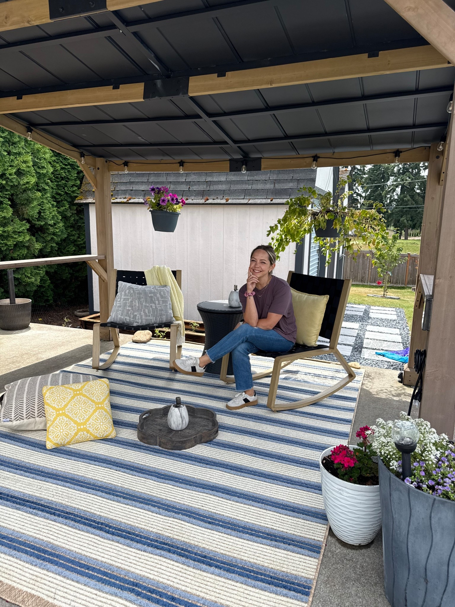 #ad I found this beautiful high-quality rug from allen + roth, exclusively at @loweshomeimprovement—perfect for tying everything together and making the space feel finished.

It shipped straight to our door (free shipping!), and it was such an easy, budget-friendly upgrade.

I’ve linked it here along with a few other pieces from Lowe’s that helped bring this whole setup to life. #LowesPartner #liketkit #liketk #LTKhome


#LTKStyleTip #LTKHome #LTKParties
