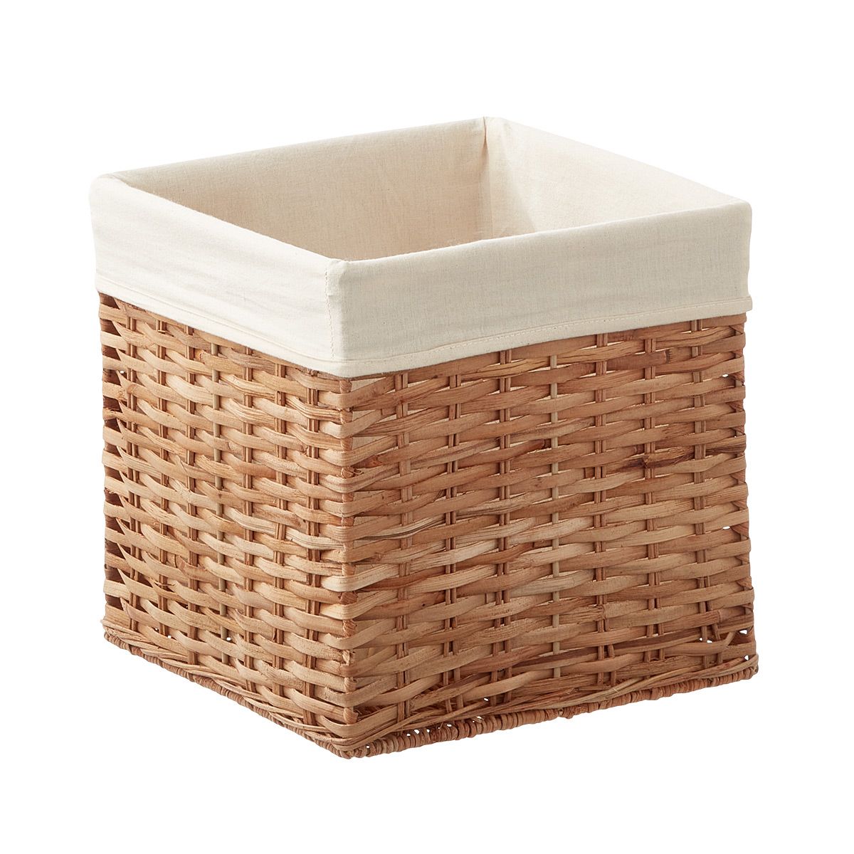 Small Montauk Cube w/ Liner Natural | The Container Store