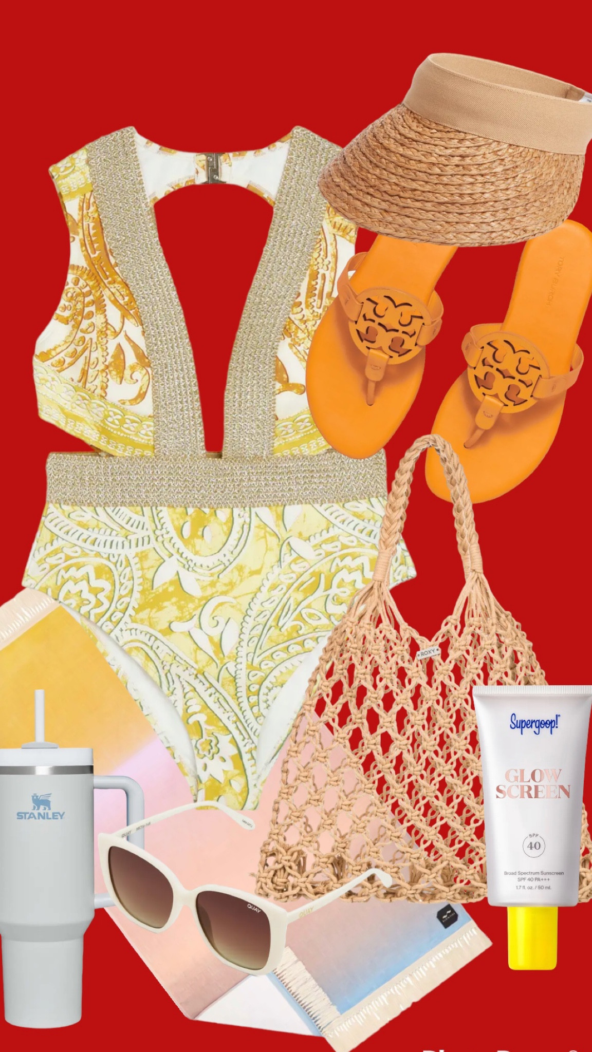 Swimsuit sexy
Beach outfit 
Vacation travel Florida 
Beach necessities 
One piece River island 
Beach towel Tory Burch 
Stanley tumbler 

#LTKtravel #LTKunder100 #LTKstyletip