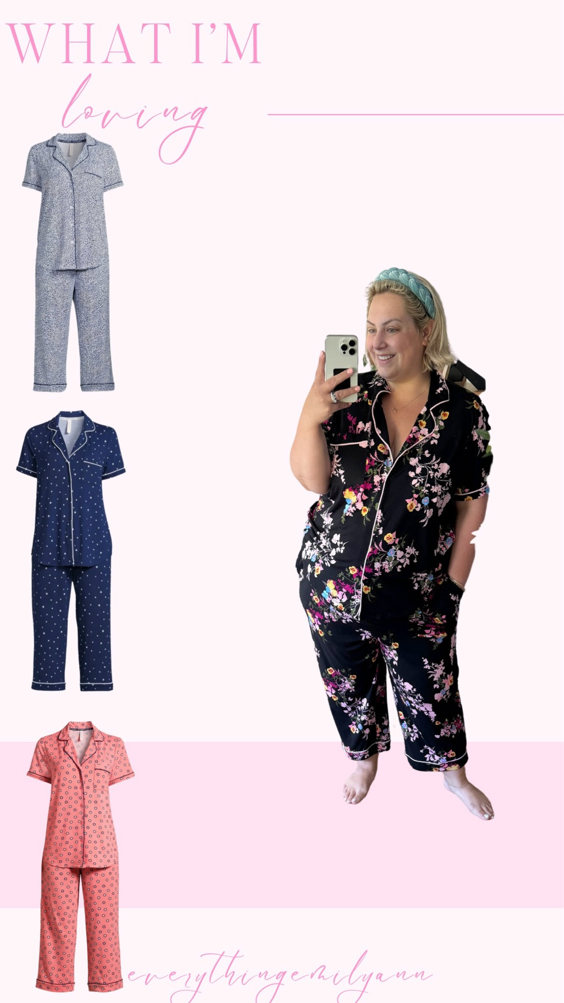 These PJs are amazing! I want every color 😍 wearing the 3X #walmartpartner @walmart @walmartfashion 

#LTKFindsUnder50 #LTKStyleTip #LTKPlusSize