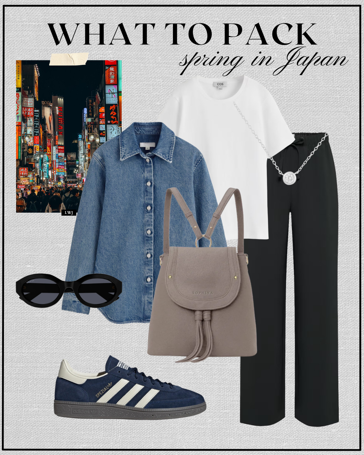 spring outfit inspo for japan

denim shirt / white tee / aritzia lodge pants / sophiya backpack / gucci sunglasses / adidas handball spezial sneakers / chic style / city style  

 

#LTKTravel