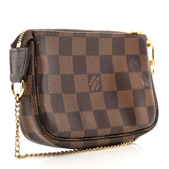 Damier Ebene Mini Pochette Accessories | FASHIONPHILE (US)