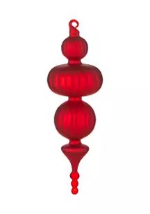 RAZ Imports Inc. Red Multi Finial Ornament | Belk