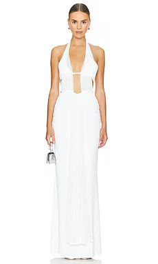 NBD Ilta Maxi Dress in White from Revolve.com | Revolve Clothing (Global)