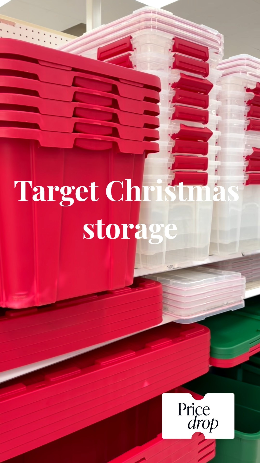 TARGET organization! 🎯 Have we put away Christmas yet? If not, shop Target’s storage and it’s on SALE✨ 

 #target #targetorganization #targetholiday #ltkholiday #ltktarget #ltkwishlist #ltkmomlife