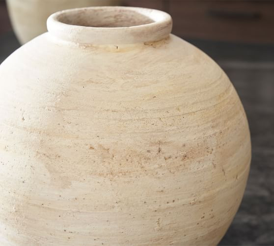 Artisan White Vase Collection - Short, 10"H | Pottery Barn (US)