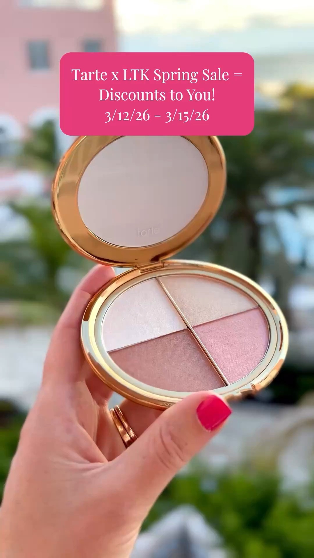 Tarte is participating in the LTK SPRING SALE happening RIGHT NOW 3/12/26 -3/15/26.

Start purchasing your favorite items now. USE CODE: FAM35 at checkout to receive 35% off your order.

I’ve rounded up must have spring break makeup picks!




#LTKSpringSale #LTKSwim #LTKBeauty