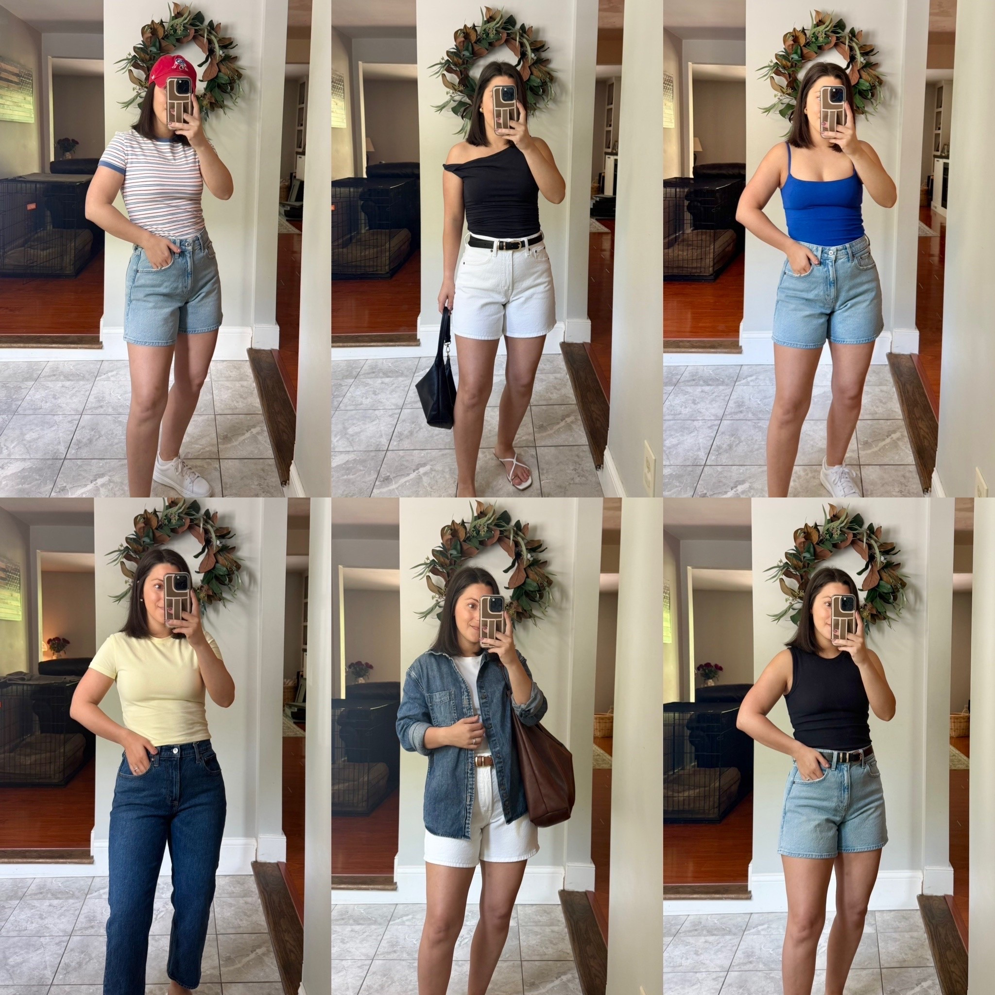 6 outfits I’m wearing this summer. Sizs xs in tops, 26 in shorts, 26 short in jeans. For reference I am: 5ft, 118lbs. 

Summer outfits
Casual outfits
Mom outfits
Petite outfits
Denim shorts
Dad shorts
Cropped jeans
Petite jeans

@abercrombie 
#abercrombiepartner

#LTKPetite #LTKSeasonal #LTKxAbercrombie