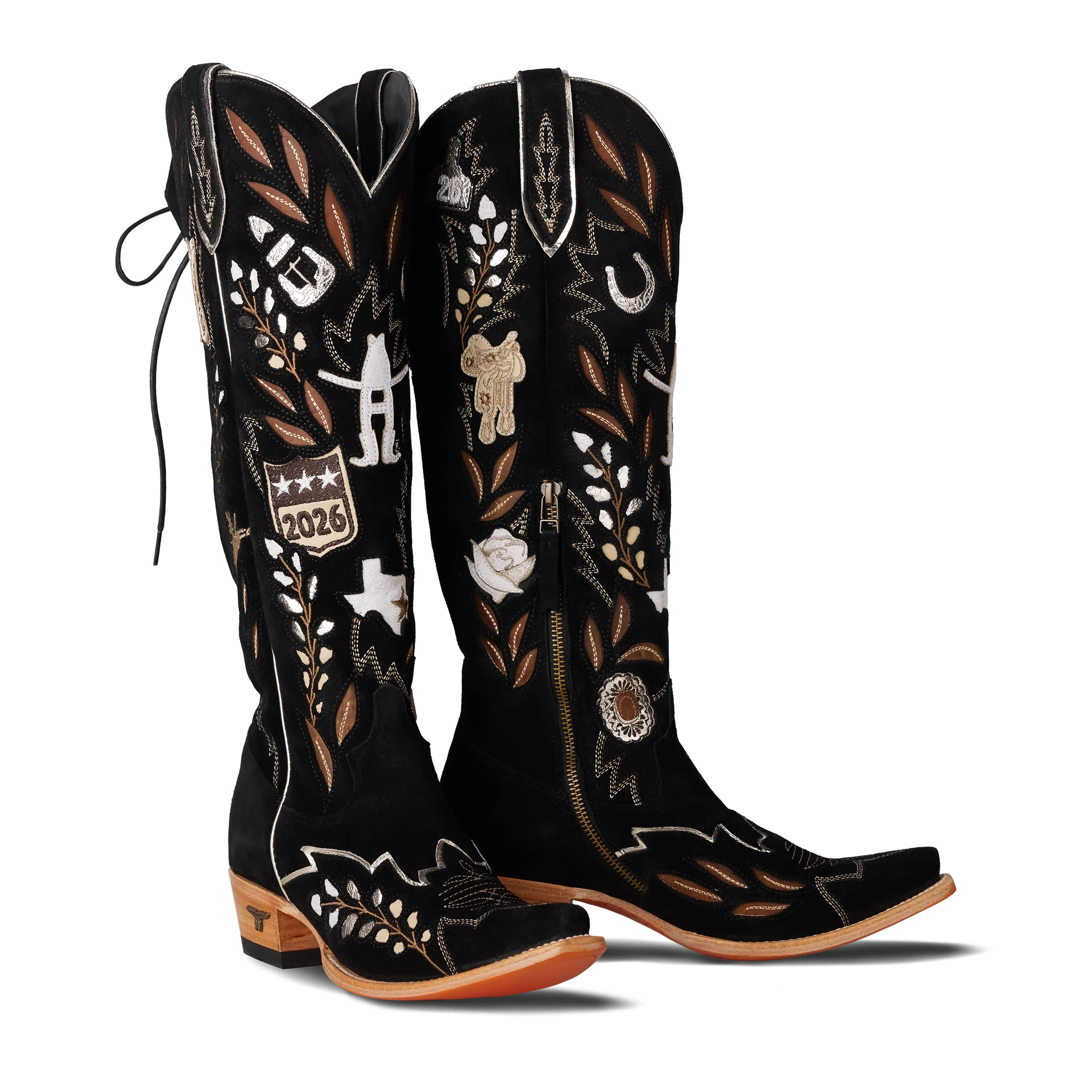 RODEOHOUSTON® Women's Knee High 2026 Limited Edition - Jet Black | Lane Boots