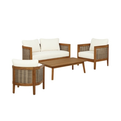 Linon Outdoor Loveseat Set with 2 Chairs | Ashley Homestore