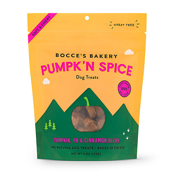 Bocce's Bakery Pumpk'n Spice Dog Treats - Pumpkin & Peanut Butter | PetSmart