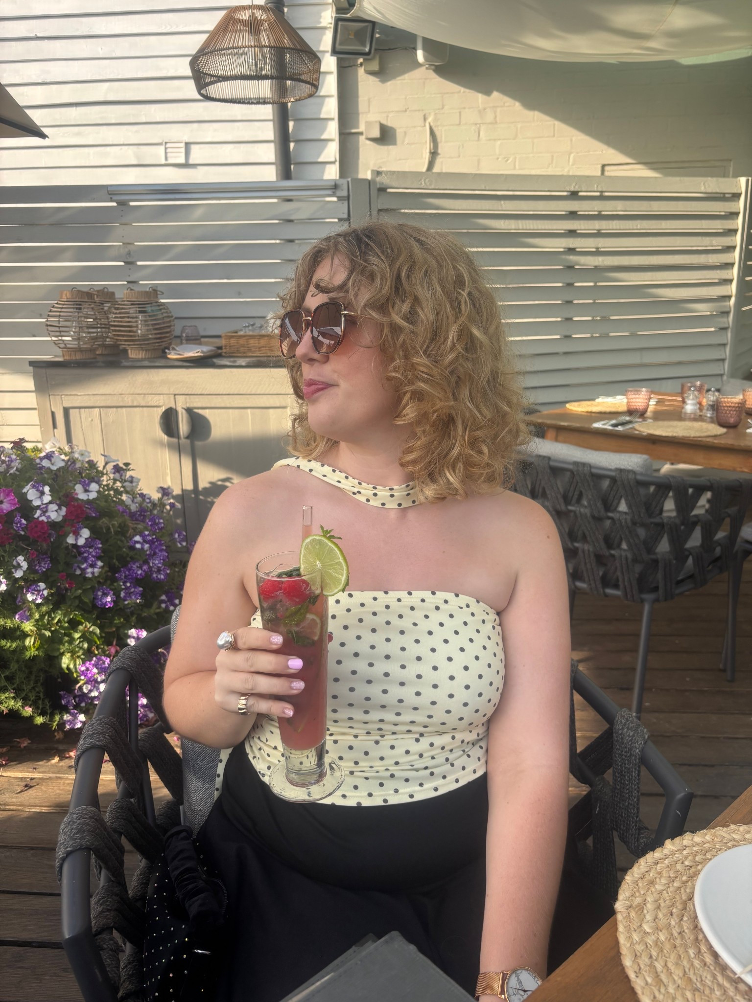 Polka dots and neck scarves are a match made in heaven 🤝  

#LTKdatenight #LTKsummer #LTKuk