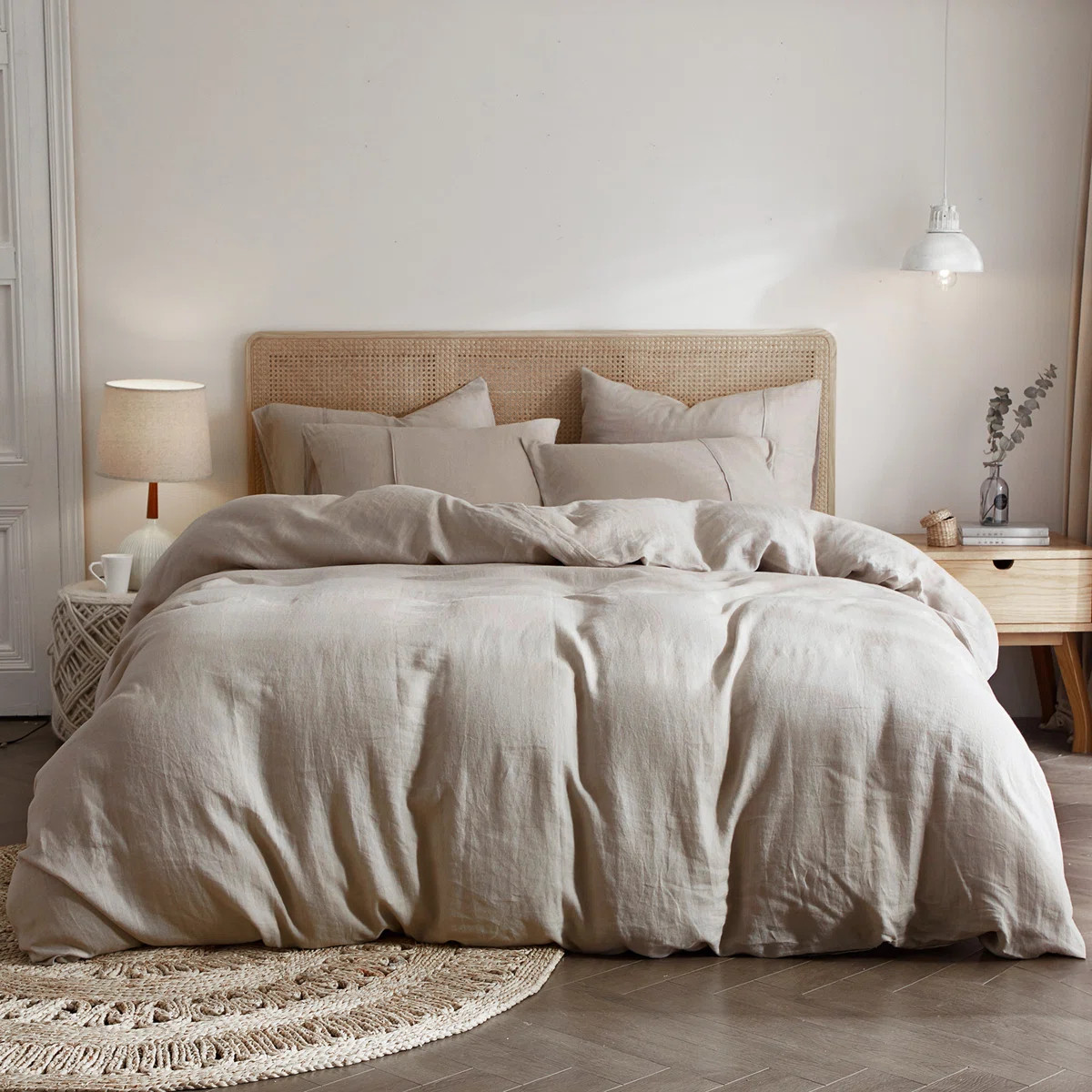 Lived in Look Duvet Cover Set, 100% Pure French Linen Made | Wayfair North America