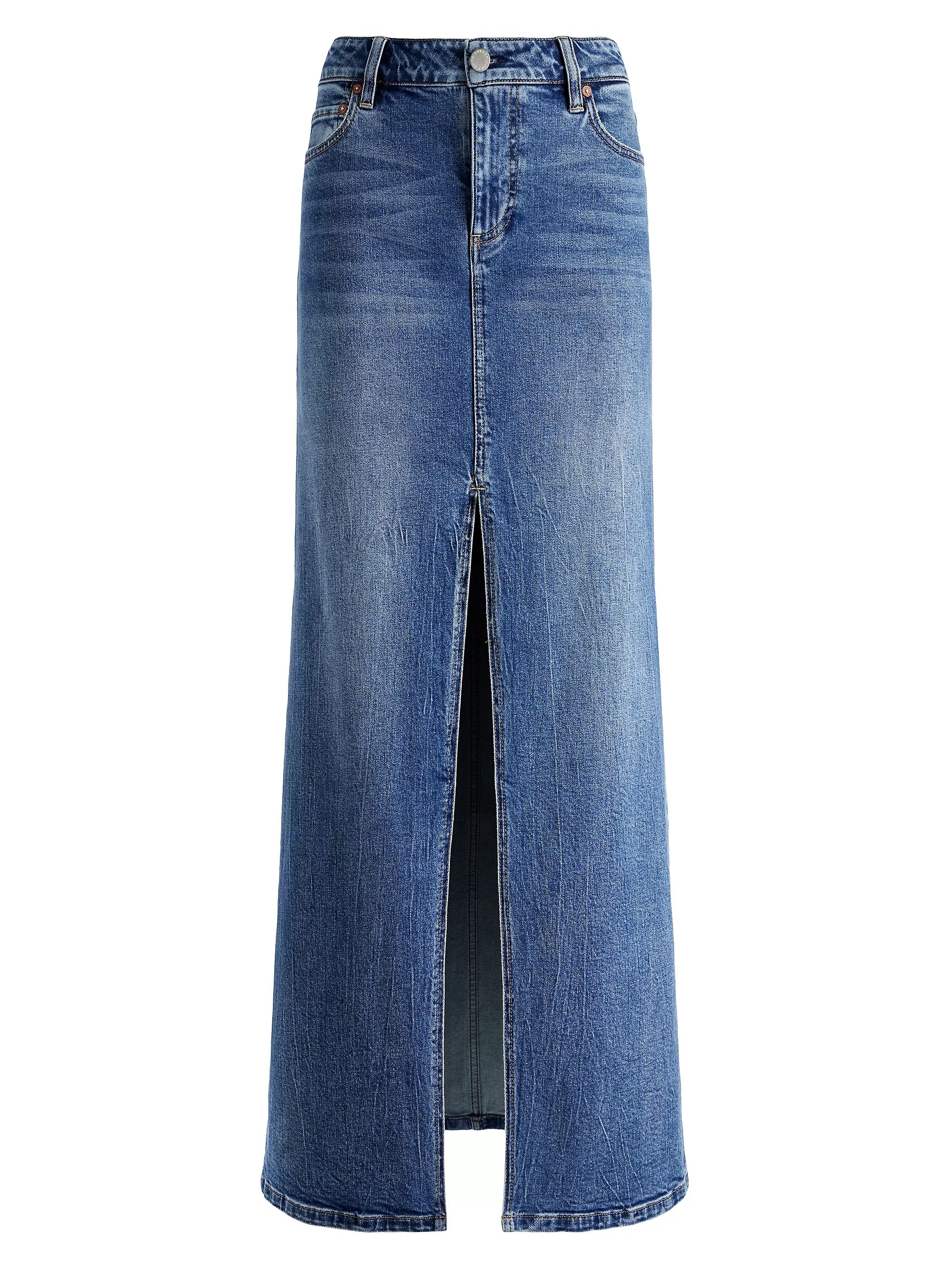 Rye Denim Split Maxi Skirt | Saks Fifth Avenue
