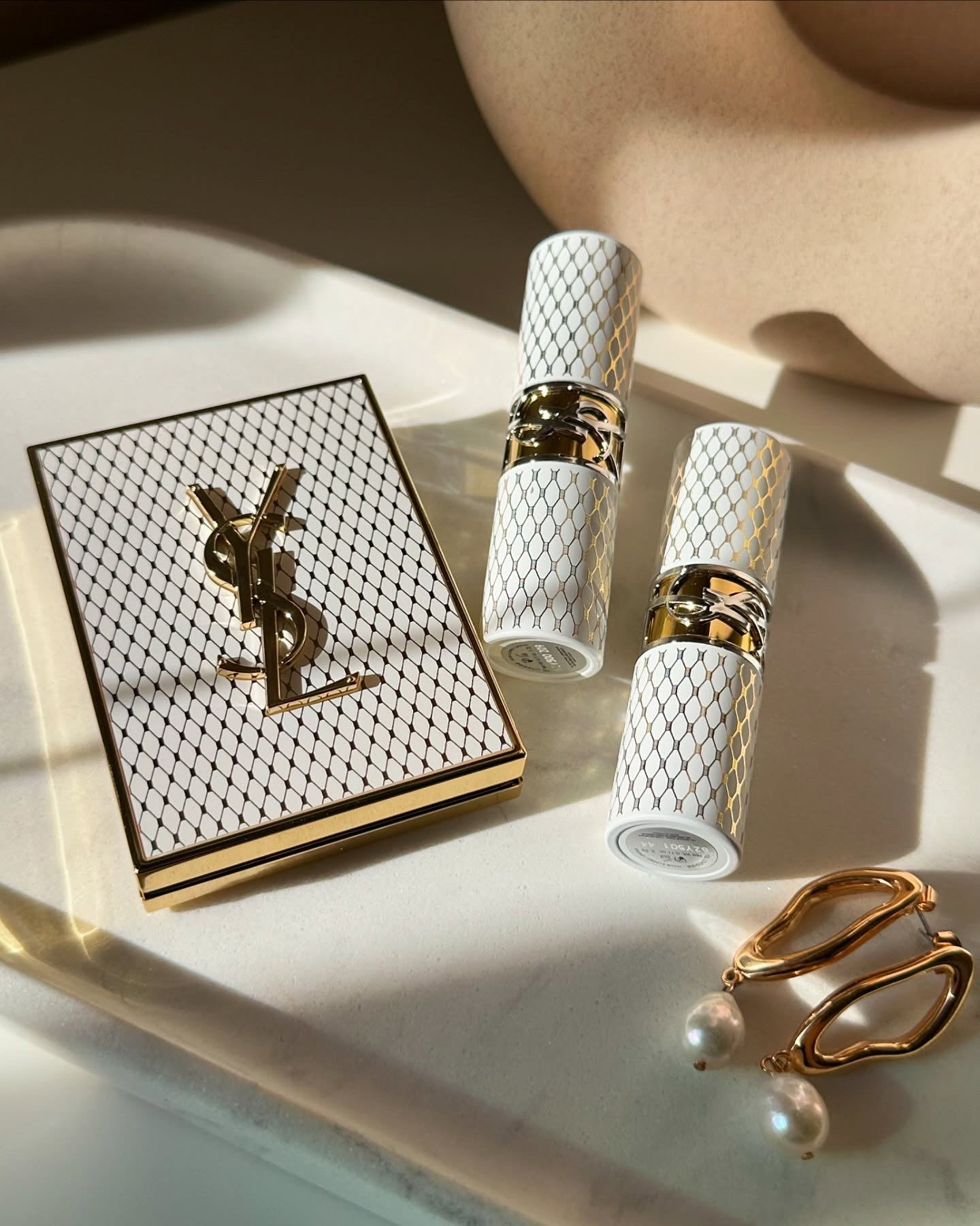 ✨ Get ready to shine this holiday season with the new limited-edition @yslbeauty collection! ✨

Say hello to:
 💫 Couture Mini Clutch Luxury Eyeshadow Palette in Golden Lace – elegance in every detail, from the stunning golden lace design to the rich, wearable shades inside.
 💋 Loveshine Lip Oil Stick in Pink Desire and Nude Lavallière – giving your lips a subtle shimmer and a burst of hydration for that perfect festive glow.

This collection is all about luxury, glitter, and the magic of the holidays – and trust me, it’s even more beautiful in person.

Which product are you most excited to try? Let me know below! 🌟 

* pr with no posting incentive 

#YSLBeauty #giftedbyyslbeauty #holidayglam #holidaymakeup #highendmakeup