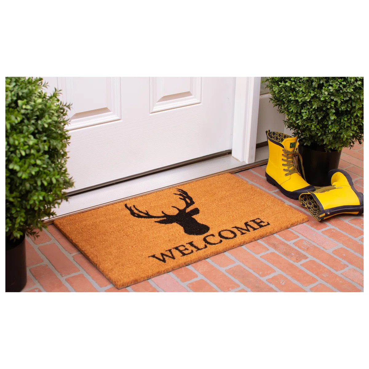 Gilpatrick Non-Slip Outdoor Doormat | Wayfair North America