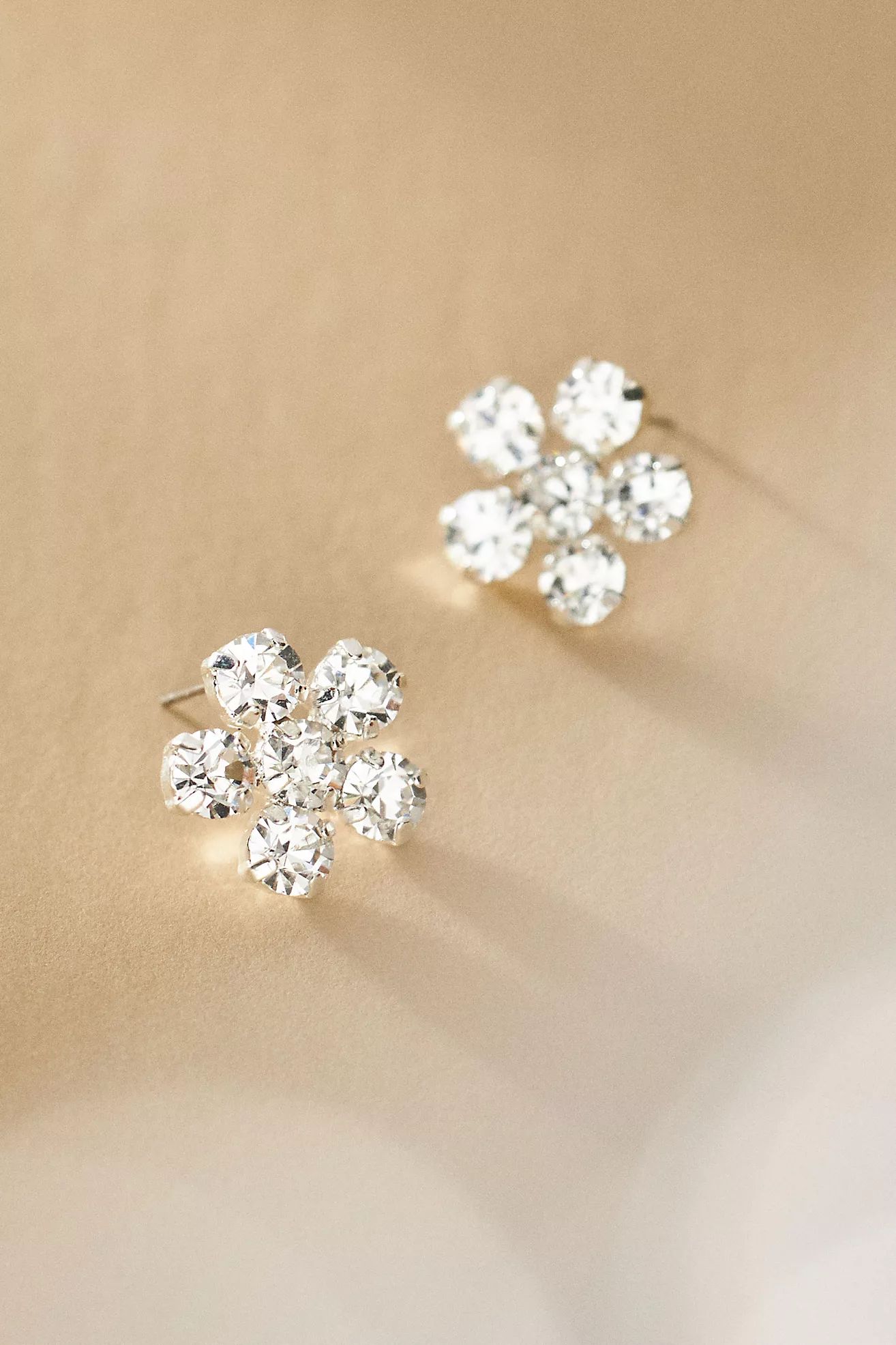 Twigs & Honey Crystal Blossom Stud Earrings | Anthropologie (US)