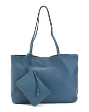 Leather Mora Tote With Removable Wallet | Marshalls