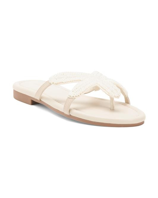 Star Fish Beaded Sandals | TJ Maxx