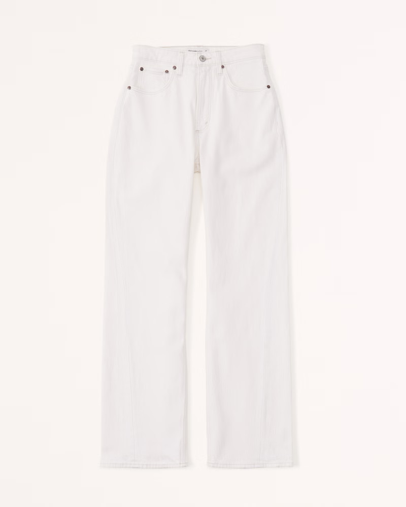 Curve Love High Rise Twisted Seam 90s Relaxed Jean | Abercrombie & Fitch (US)