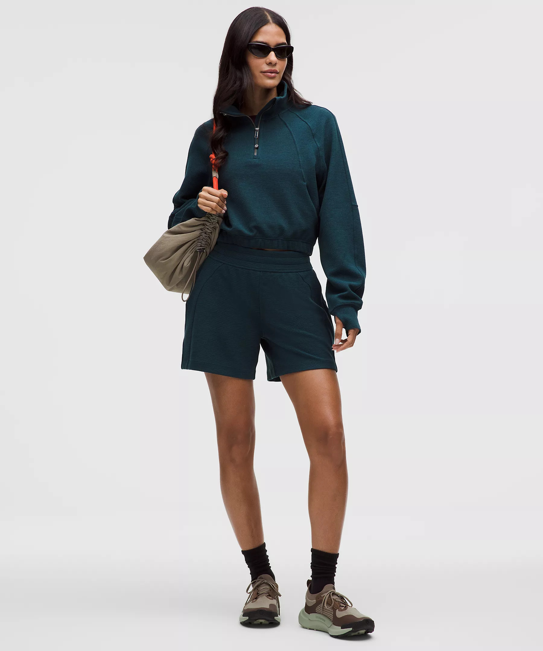 Scuba Cropped Funnel-Neck Half Zip | Lululemon (US)