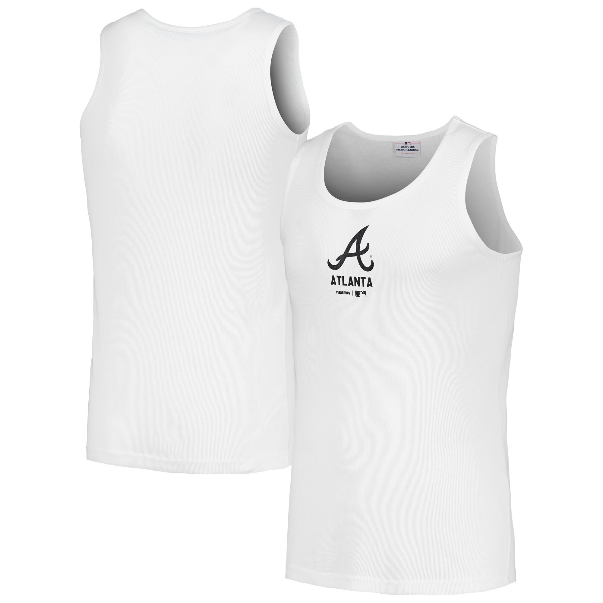 Men's Atlanta Braves  PLEASURES White Two-Pack Tank Top | MLB Shop