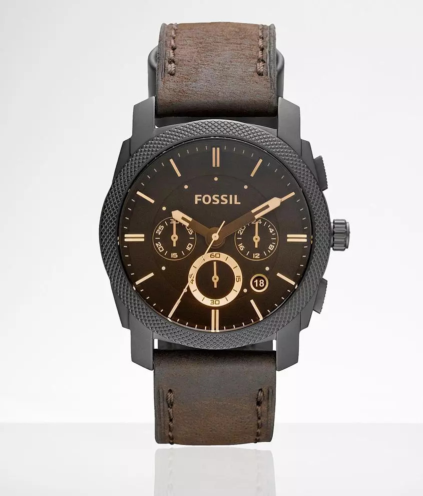 Machine Leather Watch | Buckle