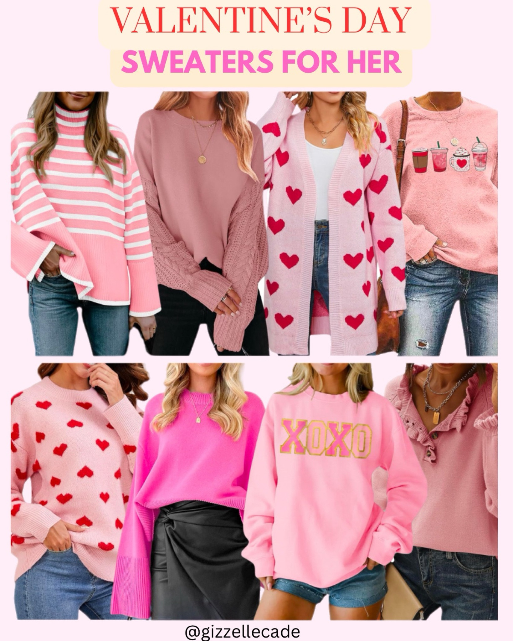 Valentines day sweaters

#LTKActive #LTKWatchNow #LTKParties